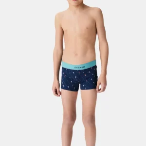 Boxer enfant en jersey de coton - Ski
