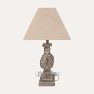Lampada Barocca da Tavolo con Motivo Decorativo