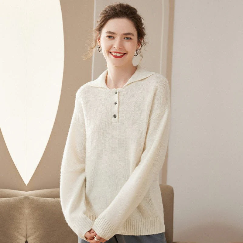 Maglioni in cashmere a collo alto da donna, camicetta in cashmere a maniche lunghe, pullover - immagine 4